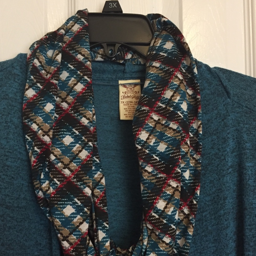 🦋 Faded Glory 3X Knit Top